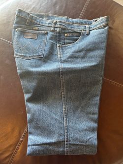 Men’s stone washed wranglers