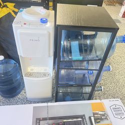 Primo Water Dispenser With Jugs And Storage Stand 
