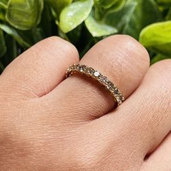 18k Diamond Gold Ring 