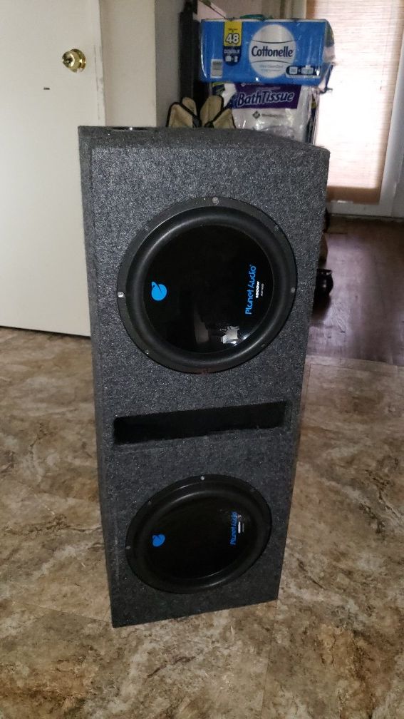 2 10" Subwoofers In Ported Box