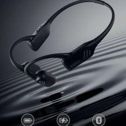 klatre LS1 Open Ear Bone Conduction Headphones Bluetooth 5.2 | Sweatproof and Water Resistant | Wireless Bone Conduction Sport Headset with Dual MIC 