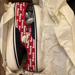 Vans Authentic Reissue 44 LX Fuct x Slam Jam Red Marshmallow Size 7
