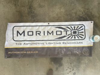 Morimoto Shop Banner Approx. 5 Ft x 2 Ft