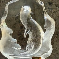 Cristal Otter Sign By The Artist Check Pictures For Dimensions. 