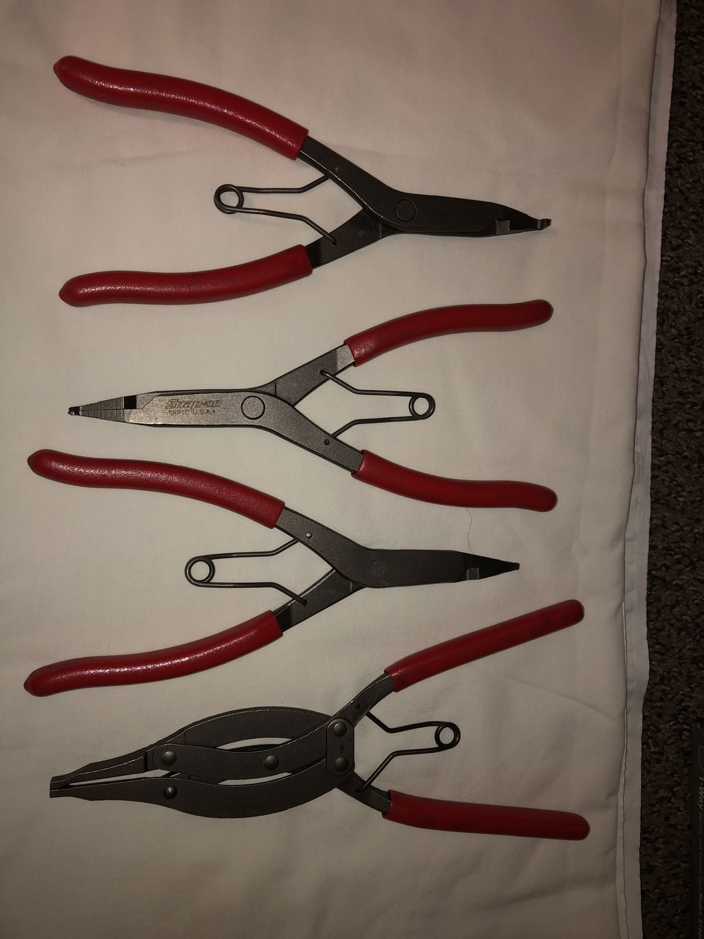 Snap on snap ring pliers full set brand new