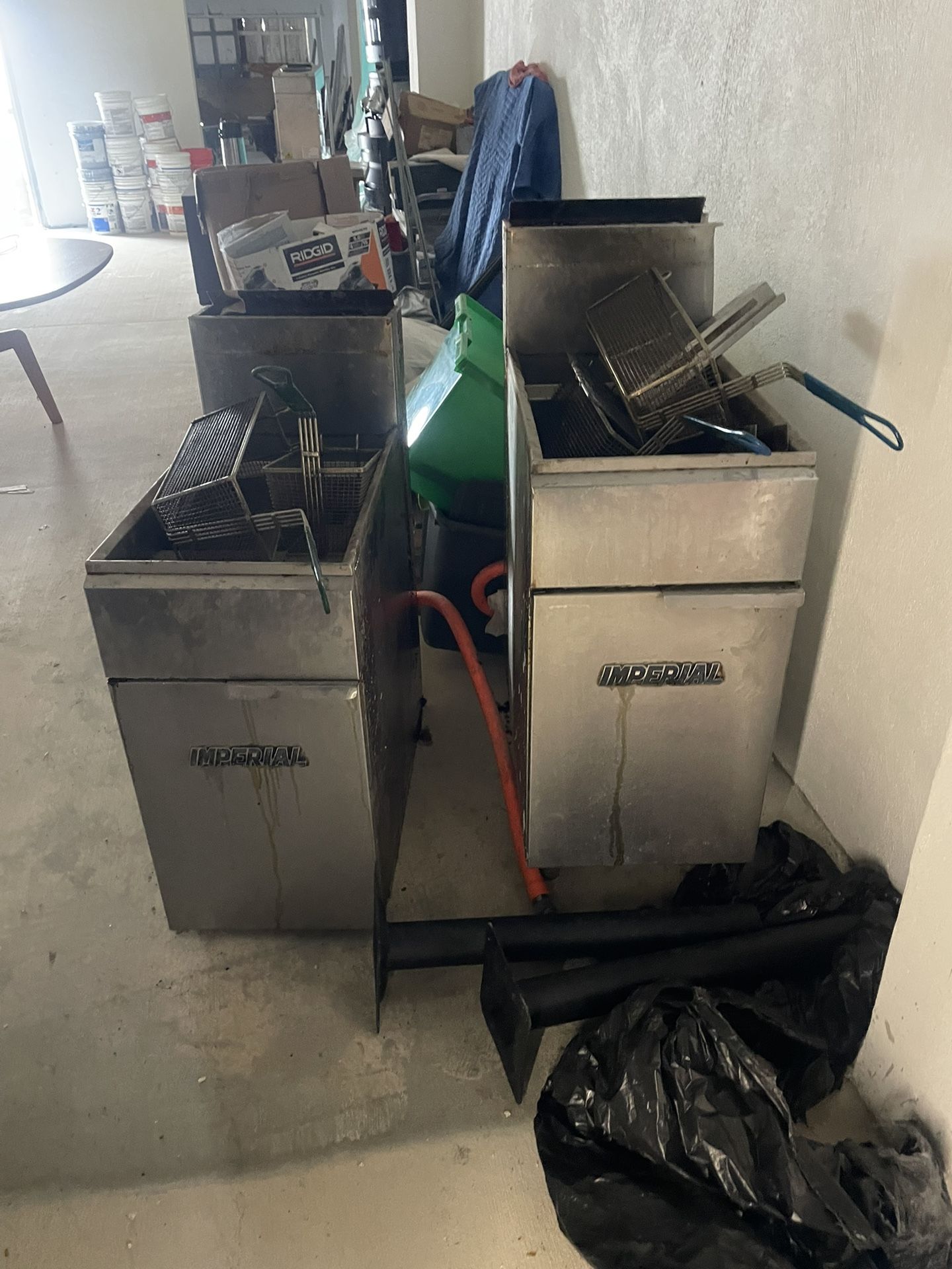 2 Gas Imperial Deep Fryers