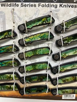 Wildlife Series Folding Knives Display Set