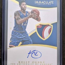 2015 Panini Immaculate Kelly Oubre Jr. Kansas RPA 90/99 Auto RC 