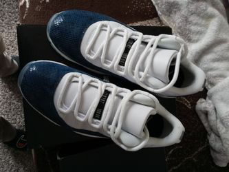 Retro 11 Snake Skin Blue