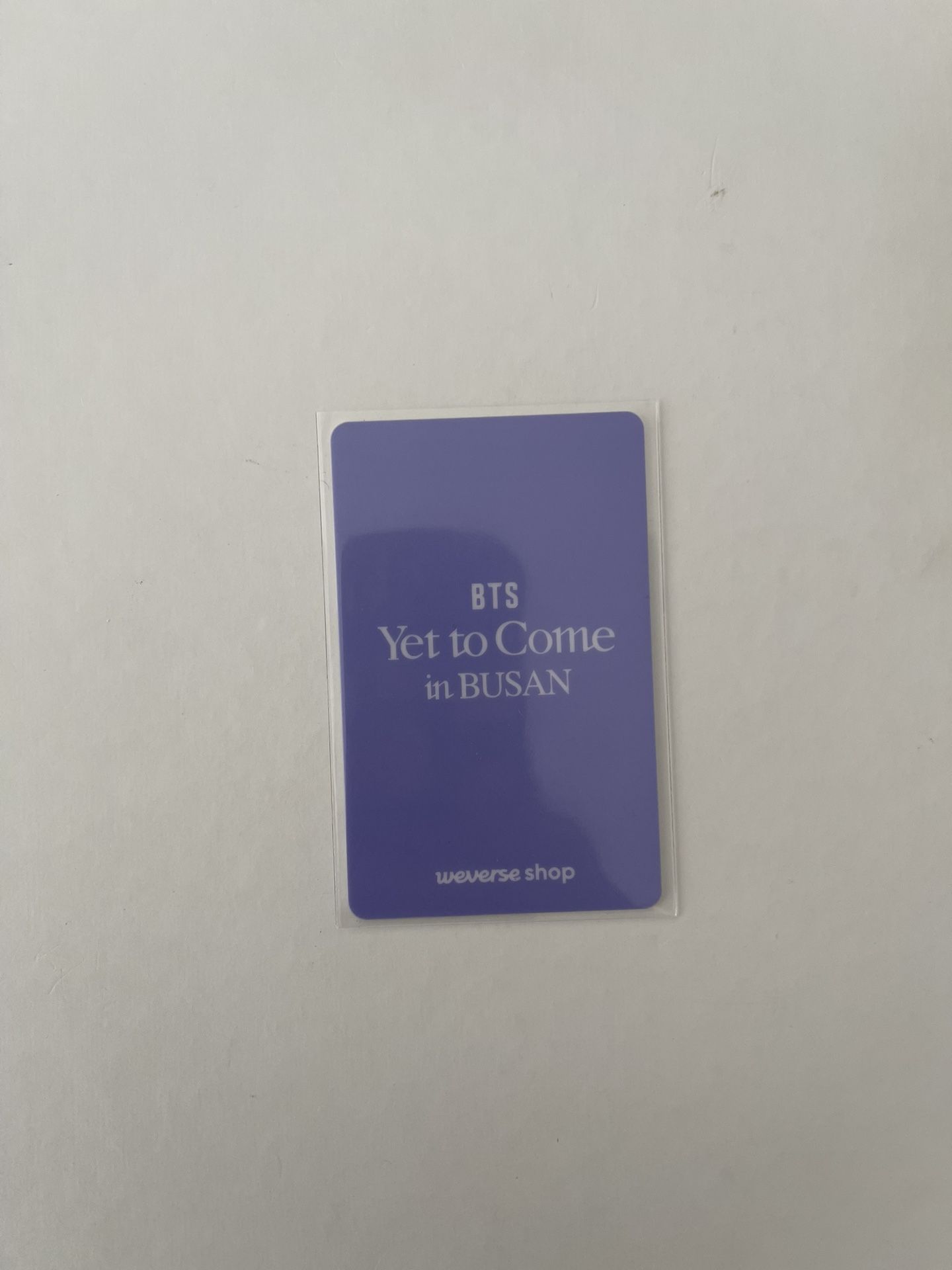BTS Yet to Come in Busan Jungkook Lucky draw for Sale in