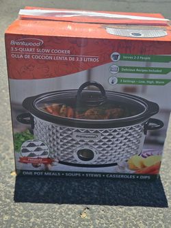 Brentwood 3.5-Quart Slow Cooker