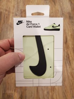 Nike Air Force 1 Card Wallet Barely Volt/Black