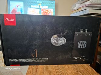 Wireless Mic  Set and Fender In-Ear Monitor System