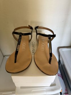 Calvin Klein Sandals Size 8.5 Like New 