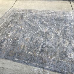 Rizzy Home Artistry ARY 113 Gray  8x10 Area Rug Great Price Versus New!