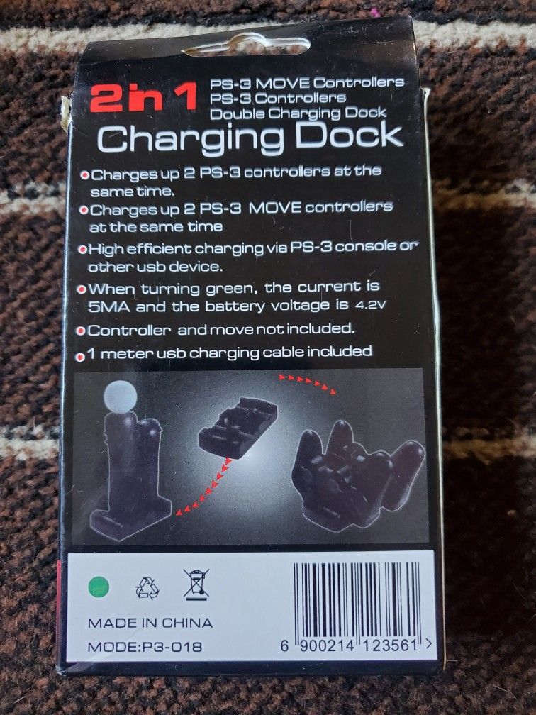 PS3 Charging Dock 2 In 1