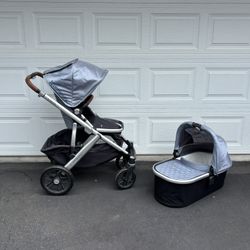 Uppa Baby Vista Stroller And Bassinet