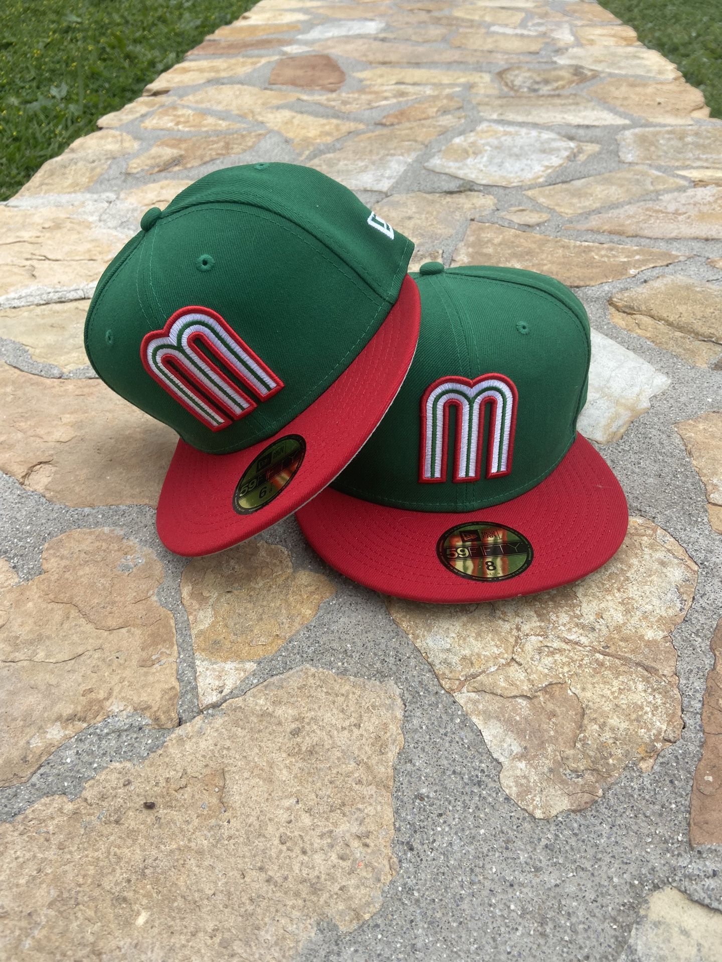 Mexico Fitted Hats (6 7/8, 8)