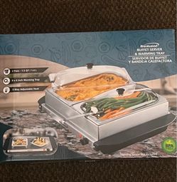 Brentwood buffet server and warming tray