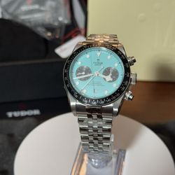 Tudor Black Bay Chronograph 41mm Flamingo Blue Dial 79360N Unworn 2025