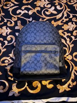 Coach black/charcoal backpack