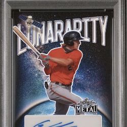 GUNNAR HENDERSON PSA 10 Lunararity POP 1 #9 of 10 BALTIMORE ORIOLES AUTO  ( available on E ( BAY)