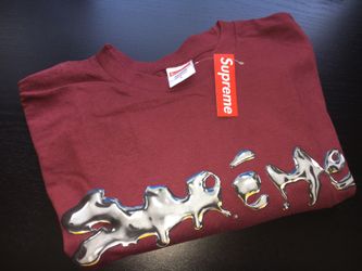 Supreme Liquid Tee BURGUNDY