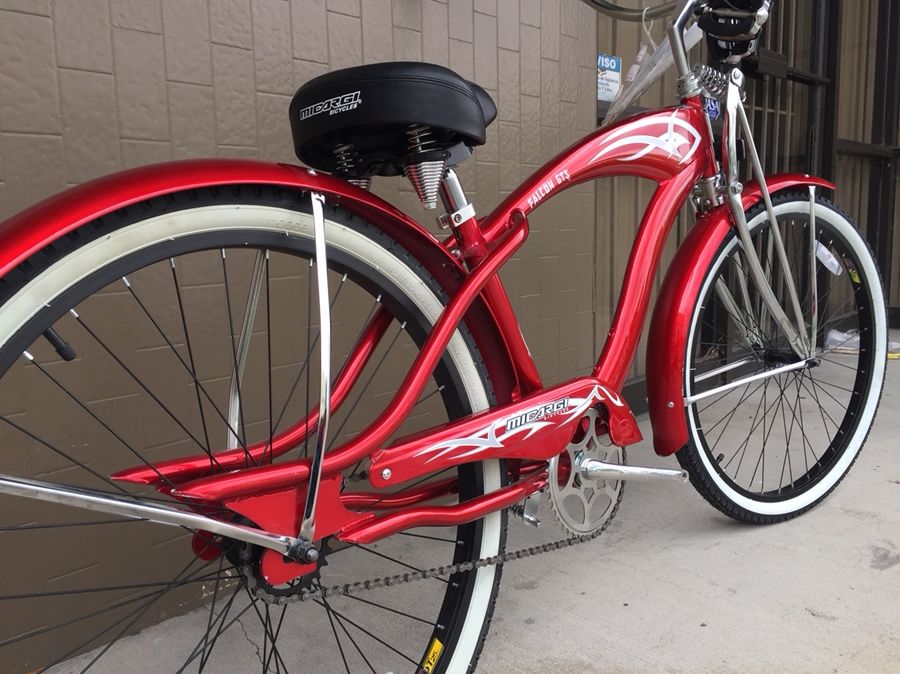 New Falcon GTS 26 inch Mini Chopper Beach Cruiser Bike Red for Sale Whittier, CA - OfferUp