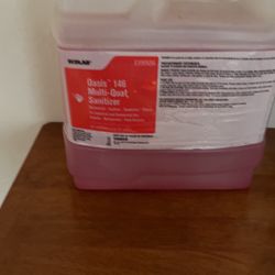 Ecolap Oasis 2.5 Gallon Quat Sanitizer.