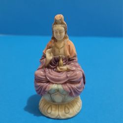 SPECIAL QUAN for Maike Small Quan Yin Female Buddha  Statue 3" Tall.