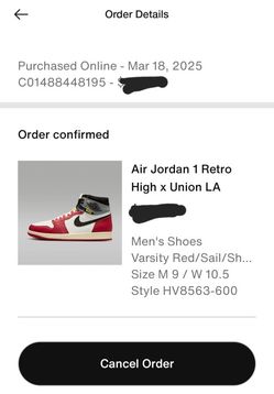 Jordan 1 Unions