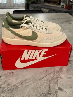 Nike Killshot OG in the "Sail/Oil Green" colorway (SKU DC7627-105)