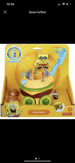 Imaginext SpongeBob Patty Wagon (NIB) Hard To Find New