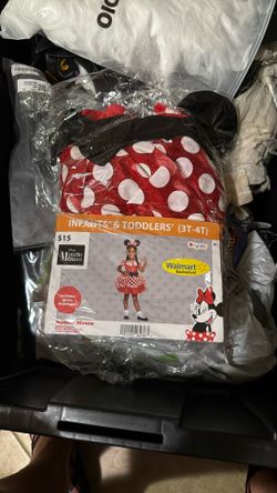Minnie mouse costume size 3T-4T