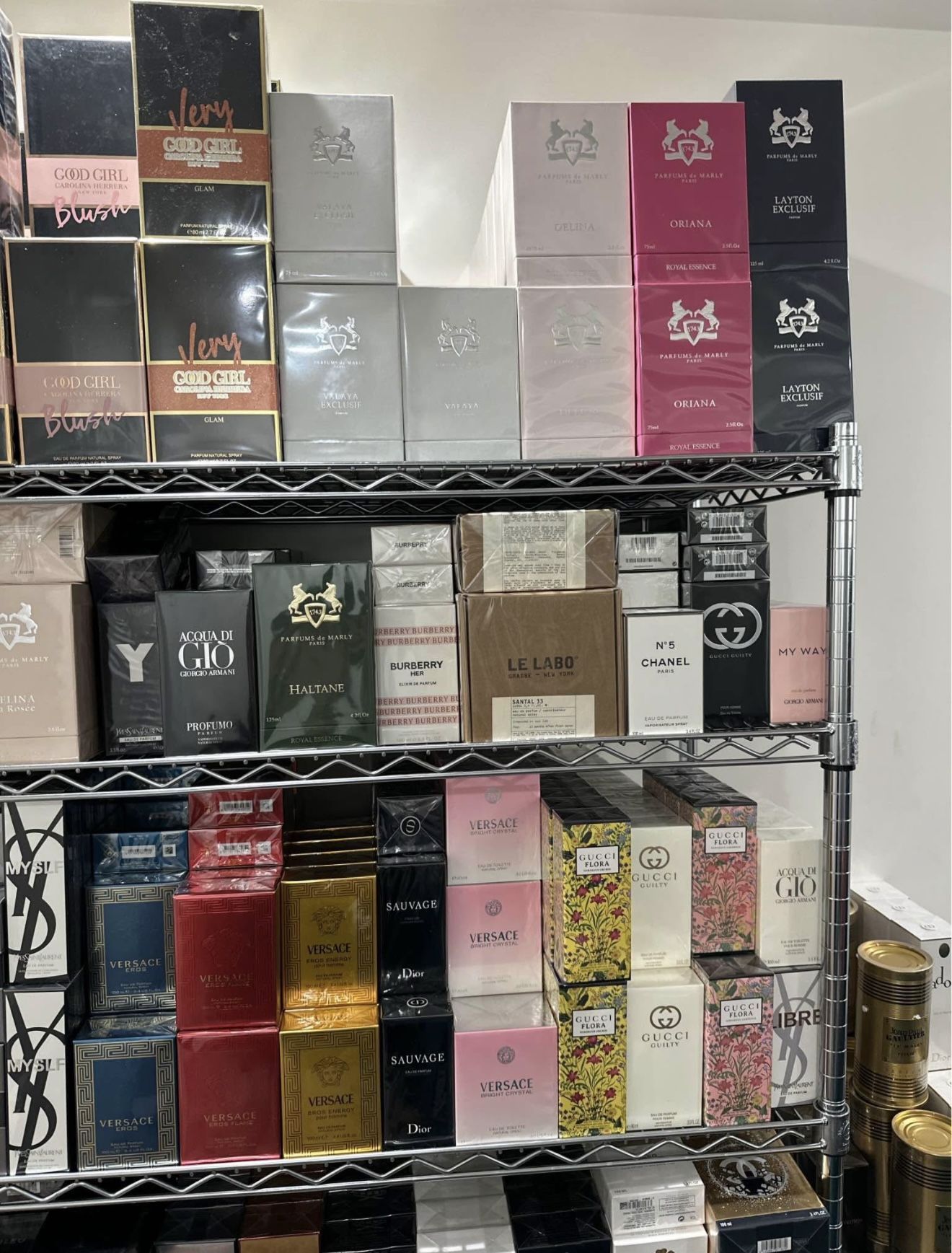 Selling lots of colognes