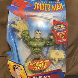 Sand Man with Sand Hammer Smash Attack 