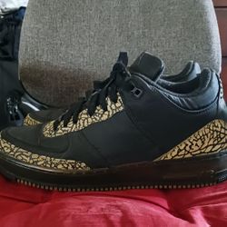 Jordan AJF 3 Jordan 3 Black Scenery Green Elephant Print