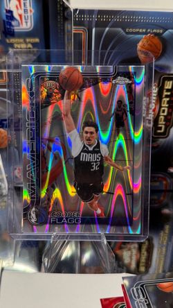 Cooper Flagg raywave refractor Topps chrome
