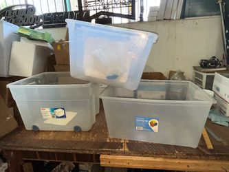 3 Large Storage Containers