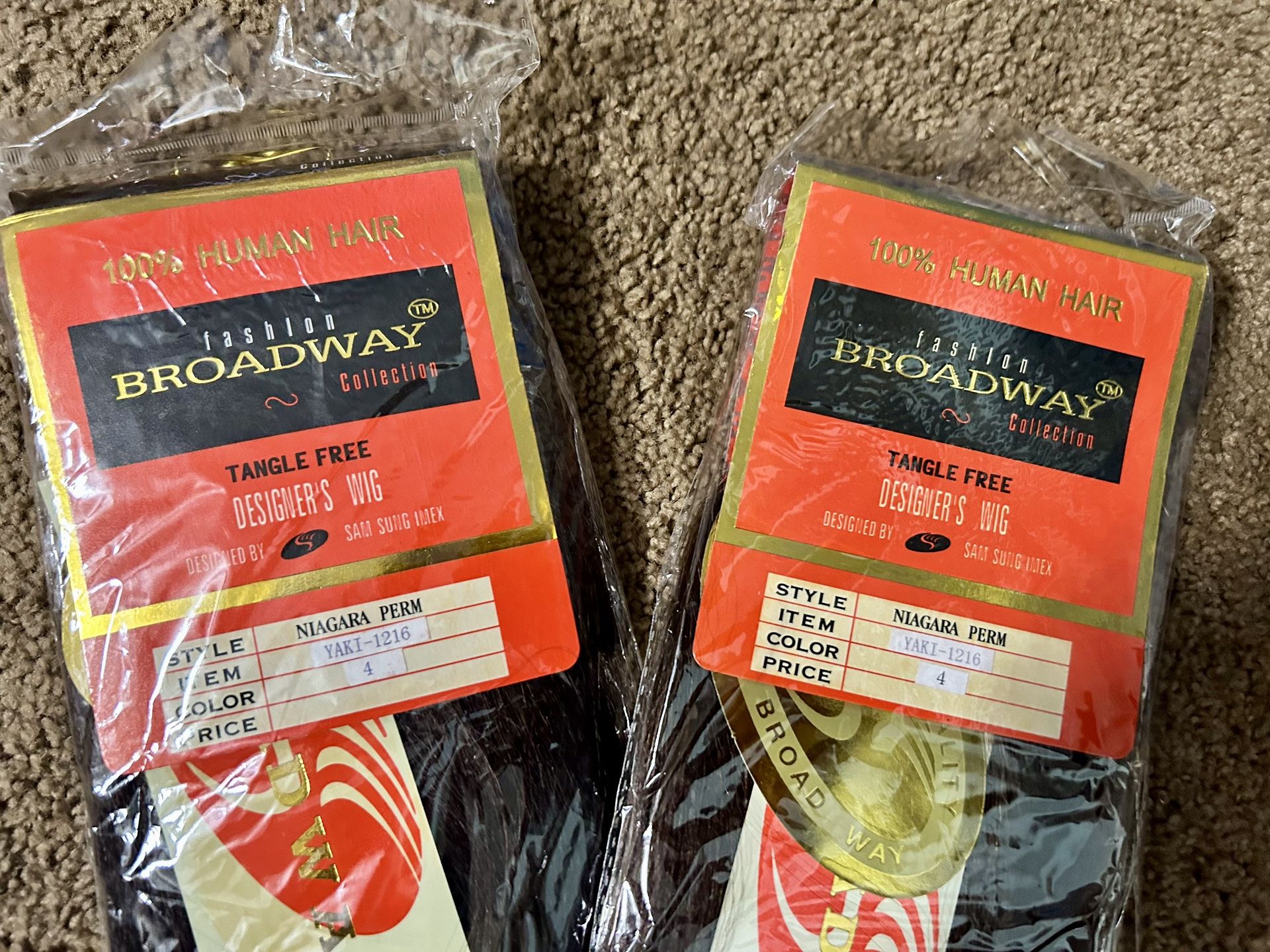 100% Human Hair- Niagara Perm 2 Packs