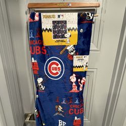 Chicago Cubs x Snoopy Blanket 