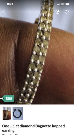 One 1ct diamond!!!!! Earring !!!!!