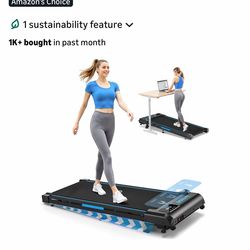 Brand new in box fousae Walking Pad Treadmill, 6.2MPH Under Desk Walking Pad with 10% Incline, Treadmills for Home with Double Frame, 2.75HP Brushless