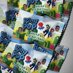 Super Mario Party Favors