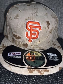 San Francisco Giants camouflage hat Memorial Day World Series champions camo Posey 