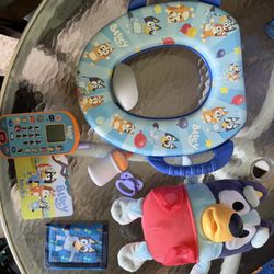 Bluey Bundle Toys Potty Seat Wallet Book Plush 