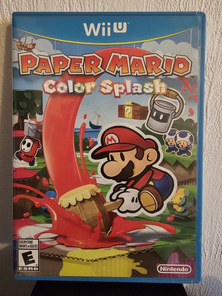 Paper Mario Color Splash - Nintendo Wii U
