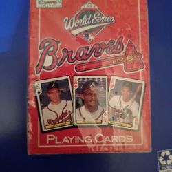1992 Alanta Braves Playing Cards