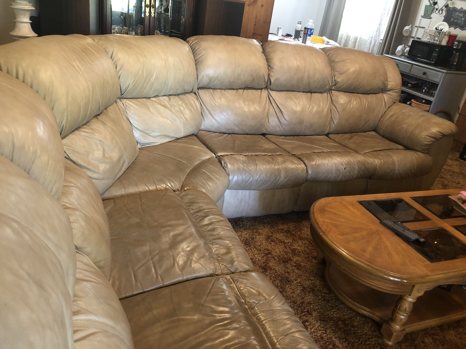 Leather Sectional
