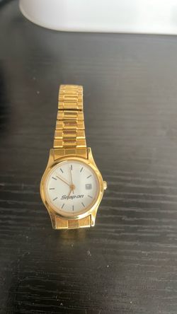 Snap-on Gold-Tone Dress Watch